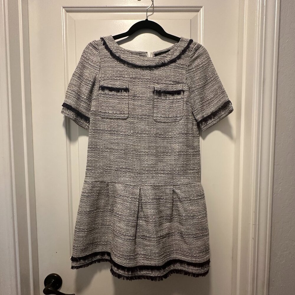 NWT Jill Stuart Tweed Shift Dress with Pockets